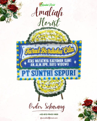 Papan Bunga Duka di Lumbis Ogong