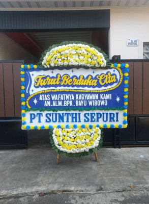Papan Bunga Duka di Lumbis Ogong